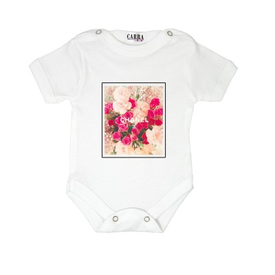 Carra Chanelflowers бебешко боди